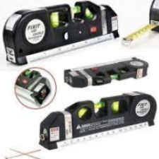Лазерний рівень Laser Level Pro 3 із вбудованою рулеткою Лазерний нівелір, рівень з рулеткою, мультитул Laser Level Pro 3 | HappyShop 791 фото