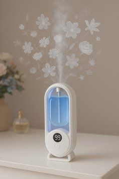 Ультразвуковий аромадифузор із підсвіткою й USB-зарядкою + флакон Диспенсер для освіжувача повітря Ароматичний дифузор sliva | HappyShop 766 фото