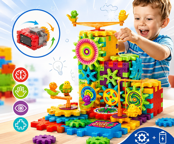 Розвивальний 3D-конструктор Фанні Брикс Funny Bricks 3D конструктор Funny Bricks для детей развивающий пластмассовый конструктор Фанни Брикс | HappyShop 770 фото