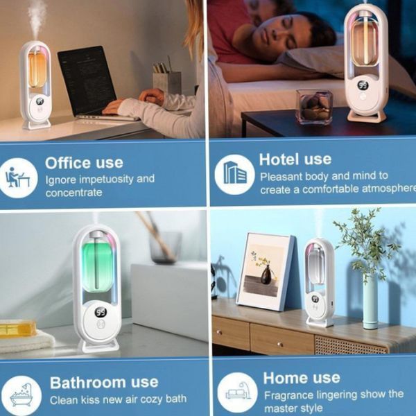Ультразвуковой аромадиффузор с подсветкой и USB-зарядкой + флакон Диспенсер для освежителя воздуха Ароматический диффузор sliva | HappyShop 766 фото