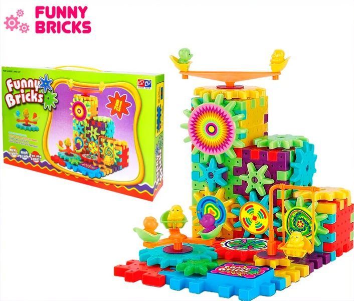 Розвивальний 3D-конструктор Фанні Брикс Funny Bricks 3D конструктор Funny Bricks для детей развивающий пластмассовый конструктор Фанни Брикс | HappyShop 770 фото