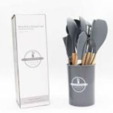 Кухонний набір з 12 предметів Kitchen Art з бамбуковою ручкою MINI | HappyShop 2396 фото