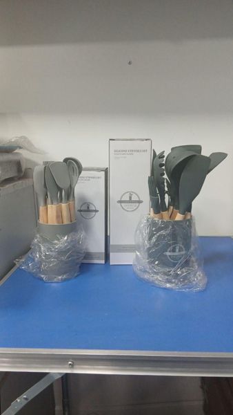 Кухонний набір з 12 предметів Kitchen Art з бамбуковою ручкою MINI | HappyShop 2396 фото