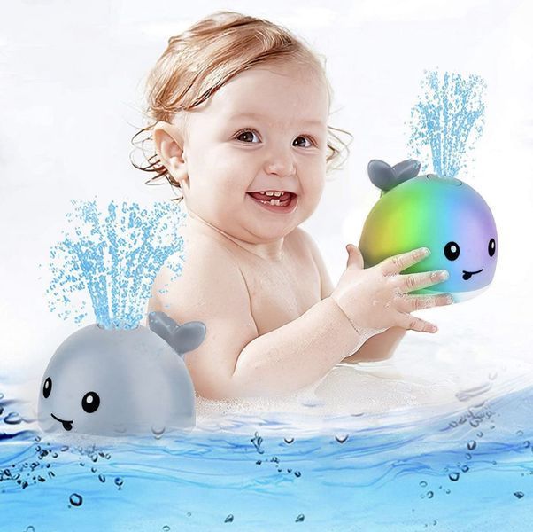 Фонтанчик для ванной кит, игрушка для купания, игра для ванной фонтан bath toys spray water | HappyShop 1340 фото