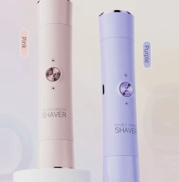 Акумуляторний епілятор-міні бритва SHAVER 2в1 101N Esonstyle з двома насадками Pruning/Shave off, USB-зарядка, водонепроникна | HappyShop 2420 фото