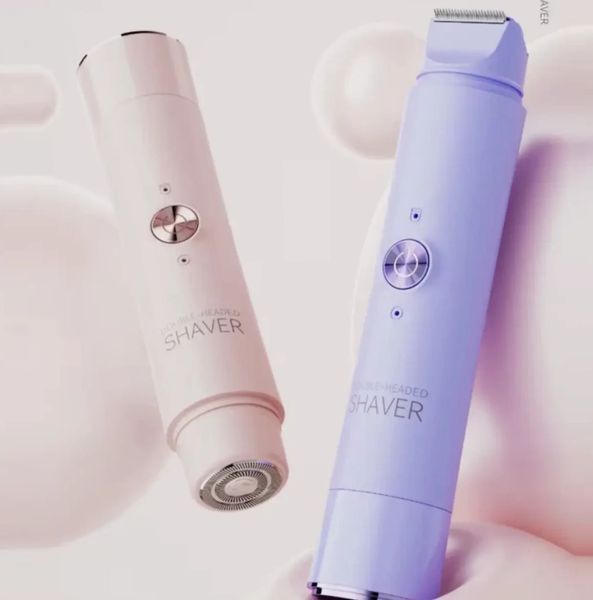 Акумуляторний епілятор-міні бритва SHAVER 2в1 101N Esonstyle з двома насадками Pruning/Shave off, USB-зарядка, водонепроникна | HappyShop 2420 фото