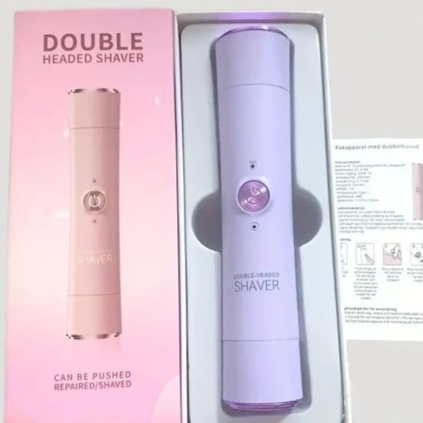 Акумуляторний епілятор-міні бритва SHAVER 2в1 101N Esonstyle з двома насадками Pruning/Shave off, USB-зарядка, водонепроникна | HappyShop 2420 фото