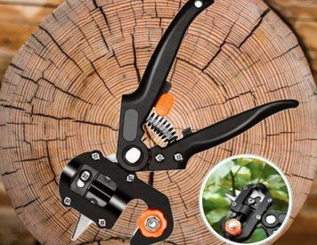 Професійний привівальний секатор Grafting Tool з 3 ножами для обрізання та щеплення дерев | HappyShop 2007 фото