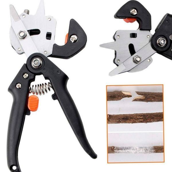 Професійний привівальний секатор Grafting Tool з 3 ножами для обрізання та щеплення дерев | HappyShop 2007 фото