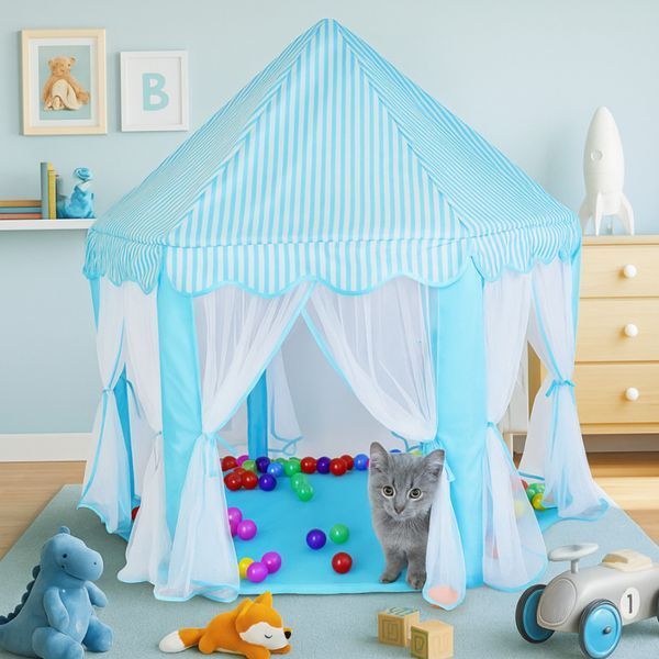 Детская палатка тент игровой домик Dream Tents Большая детская игрушечная палатка, складные детские палатки + ПОДАРОК | HappyShop 2193 фото