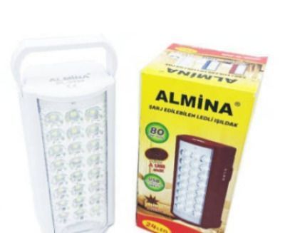 Ліхтар Almina DL-2424 24 LED переносна лампа з повербанком || вбудований акумулятор | HappyShop 1593 фото