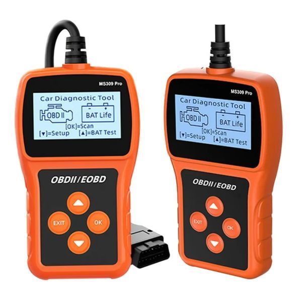 Сканер MS309PRO OBD2, діагностичний інструмент, тестер акумулятора, зчитувач кодів несправностей | HappyShop 2023 фото
