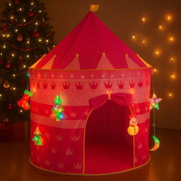 Дитячий ігровий намет &mdash; шатер Замок принцеси Beautiful Cubby house ⁇ Ігровий будиночок ⁇ Дитячий намет-шалаш | HappyShop 1328 фото