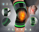 Наколінник Еластичний Бандаж на Колено Компресійний, Наколінники Knee Support WN-26 Чорно-зелений | HappyShop 1244 фото 1