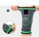 Наколінник Еластичний Бандаж на Колено Компресійний, Наколінники Knee Support WN-26 Чорно-зелений | HappyShop 1244 фото 7