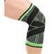 Наколінник Еластичний Бандаж на Колено Компресійний, Наколінники Knee Support WN-26 Чорно-зелений | HappyShop 1244 фото 2