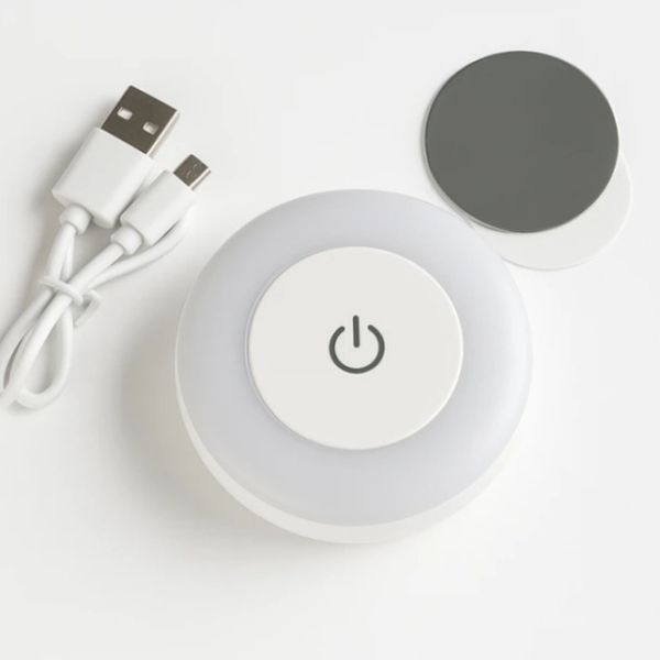 Світлодіодний світильник із магнітом, USB, 6х2 см / Сенсорний нічник/ Бездротова LED лампа/ Портативний світильник | HappyShop 2424 фото