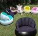 Крісло надувне AIR SOFA Надувне крісло з насосом до 100 кг) / Велюрове крісло надувне для відпочинку | HappyShop 2446 фото 7
