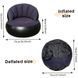 Крісло надувне AIR SOFA Надувне крісло з насосом до 100 кг) / Велюрове крісло надувне для відпочинку | HappyShop 2446 фото 2