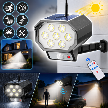 Уличный фонарь в виде камеры Solar SENSOR LIGHT с датчиком движения и пультом управления на солнечной батарее | HappyShop 1283 фото