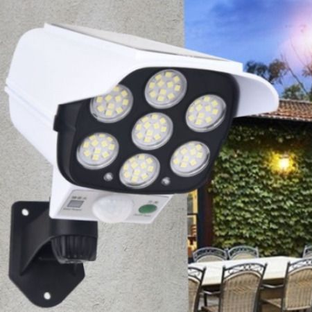 Вуличний ліхтар у вигляді камери Solar SENSOR LIGHT з датчиком руху і пультом управління сонячною батареєю | HappyShop 1283 фото
