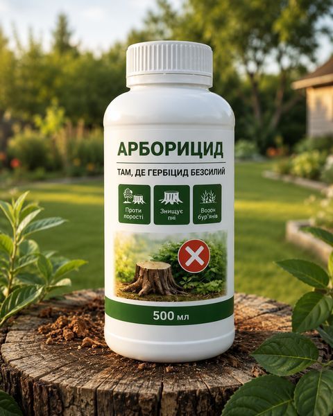 Арборицид Bio-Therm 500 мл Профессиональный гербицид для удаления деревьев кустов и кустарников Bio-Therm Арборицид 500 мл | HappyShop 2495 фото