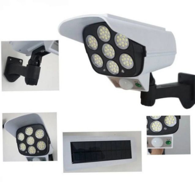 Вуличний ліхтар у вигляді камери Solar SENSOR LIGHT з датчиком руху і пультом управління сонячною батареєю | HappyShop 1283 фото
