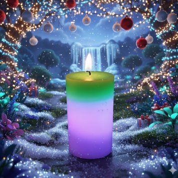 Магічна свічка з воску та підсвіткою Свічка Candled Madic хамеліон | HappyShop 1342 фото