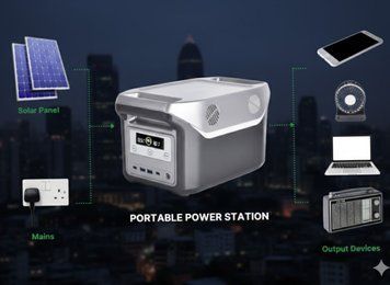 Зарядна станція портативна 500 Вт 480 Вт/год 220 В з USB Type-C Портативна зарядна станція YSD-500 | HappyShop 1587 фото