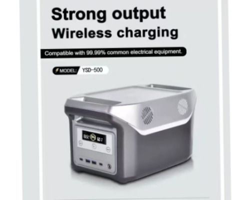 Зарядна станція портативна 500 Вт 480 Вт/год 220 В з USB Type-C Портативна зарядна станція YSD-500 | HappyShop 1587 фото