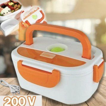 Ланчбокс із підігрівом, Ланчбокс електричний The Electric Magic Lunch Box на 2 відділення, Судок &mdash; контейнер | HappyShop 1674 фото
