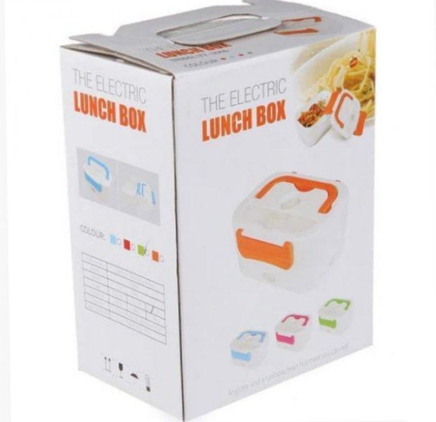 Ланчбокс із підігрівом, Ланчбокс електричний The Electric Magic Lunch Box на 2 відділення, Судок &mdash; контейнер | HappyShop 1674 фото