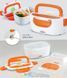 Ланчбокс із підігрівом, Ланчбокс електричний The Electric Magic Lunch Box на 2 відділення, Судок &mdash; контейнер | HappyShop 1674 фото 3